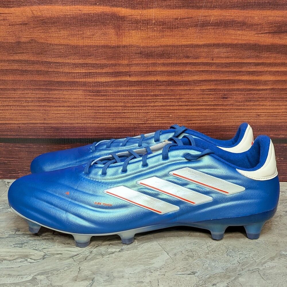 adidas Copa Pure 2.1 FG Marinerush Men's 10.5 Blue White Soccer Cleats IE4894 - Picture 2 of 12